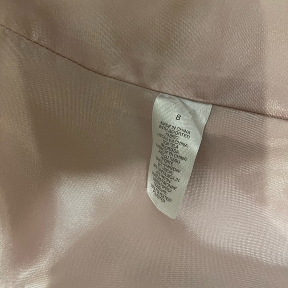 Liz Claiborne Tan and Pink Pants Suit Set Sz 8 - Picture 11 of 15